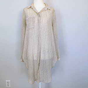 Long Flowy Sheer ASTR Blouse